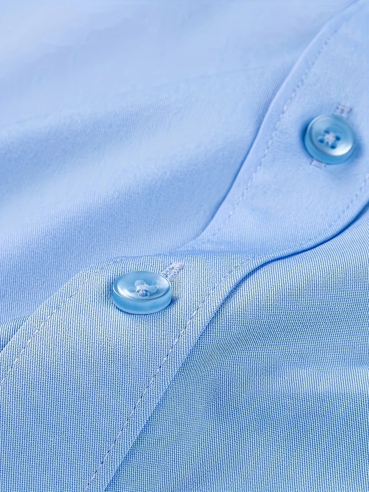 Ezra – Elegantes Schmal Geschnittenes Hemd Mit Knöpfen