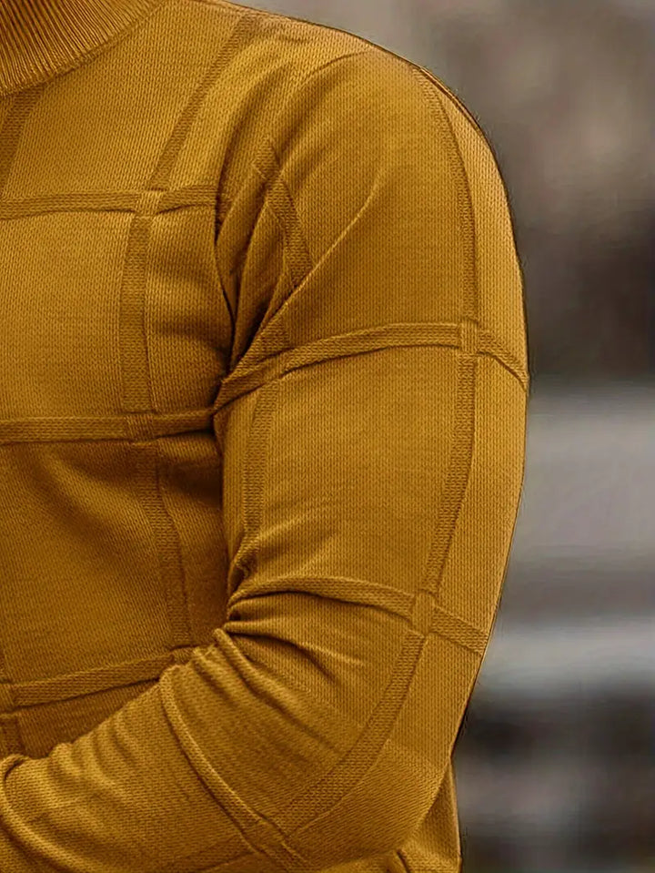 Nunzio - Komfortabel Gestrickt Rollkragen Pullover