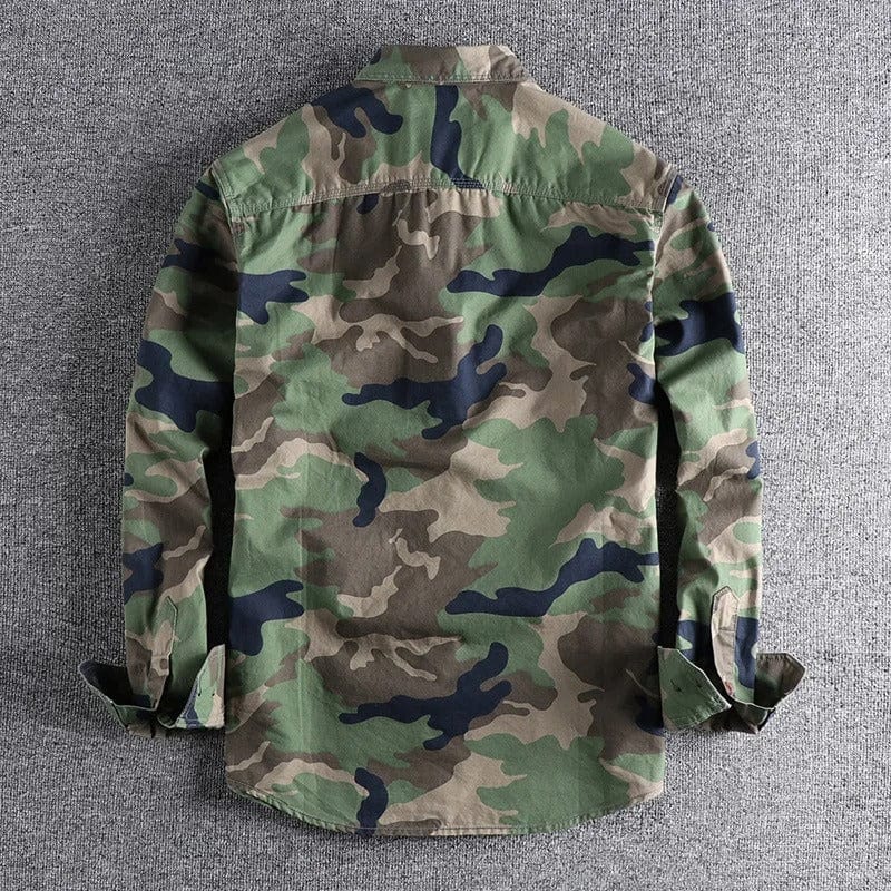 Paulo™ - Camo Denim Shirt