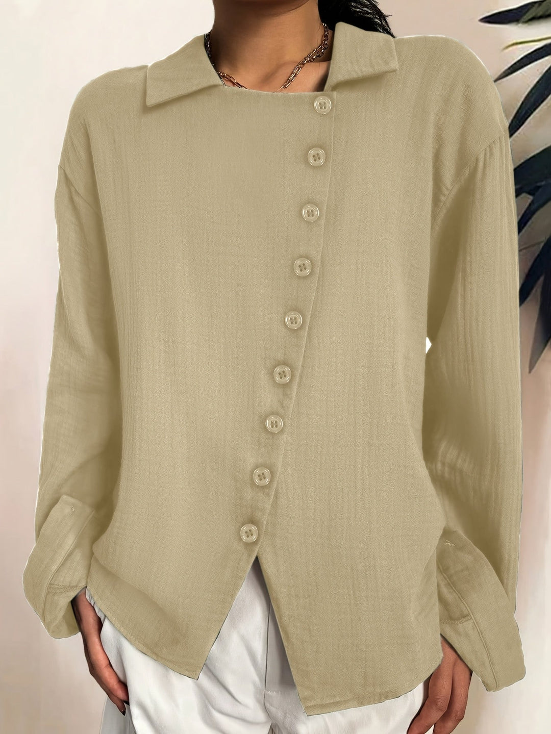 Paige - Langärmliges Hemd Mit Knöpfen