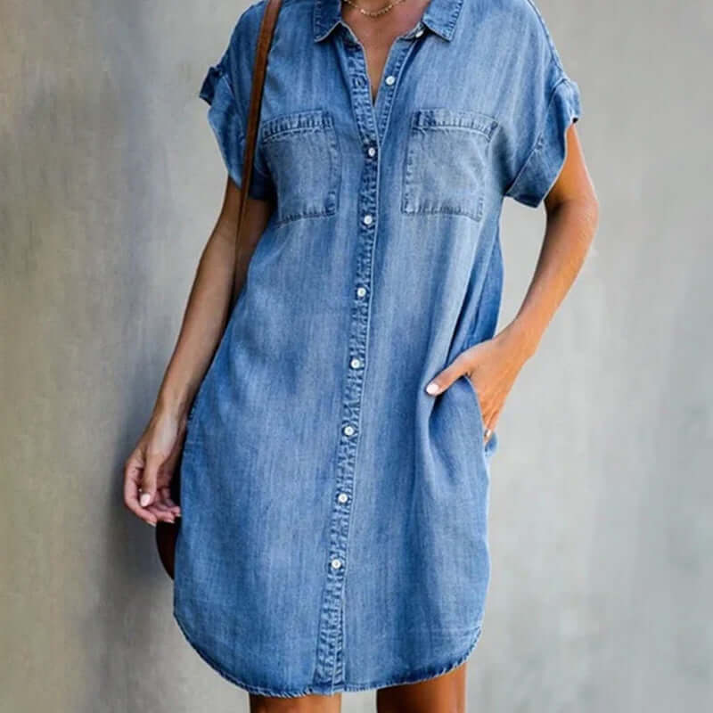 Quiria – Einfaches Hemdblusenkleid