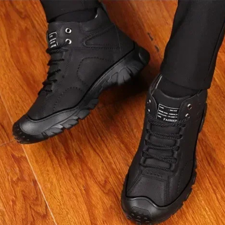 Norbertus - Lässige Leder stiefeletten