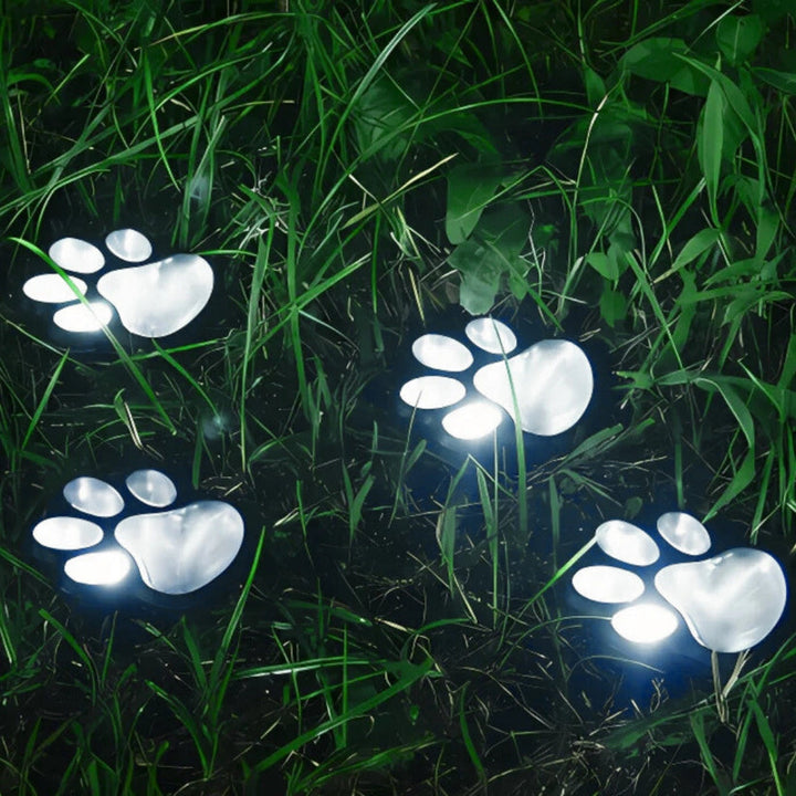 PawGlow – LED-Solar-Gartenleuchte für den Außenbereich