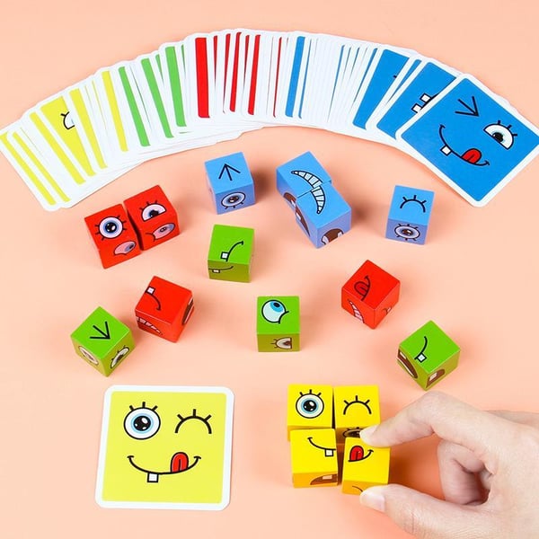 PuzzleMorph – 3D-Puzzle Mit veränderbarem Gesicht Zauberwürfel