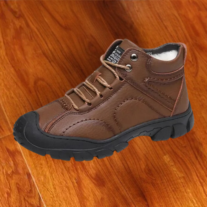 Norbertus - Lässige Leder stiefeletten