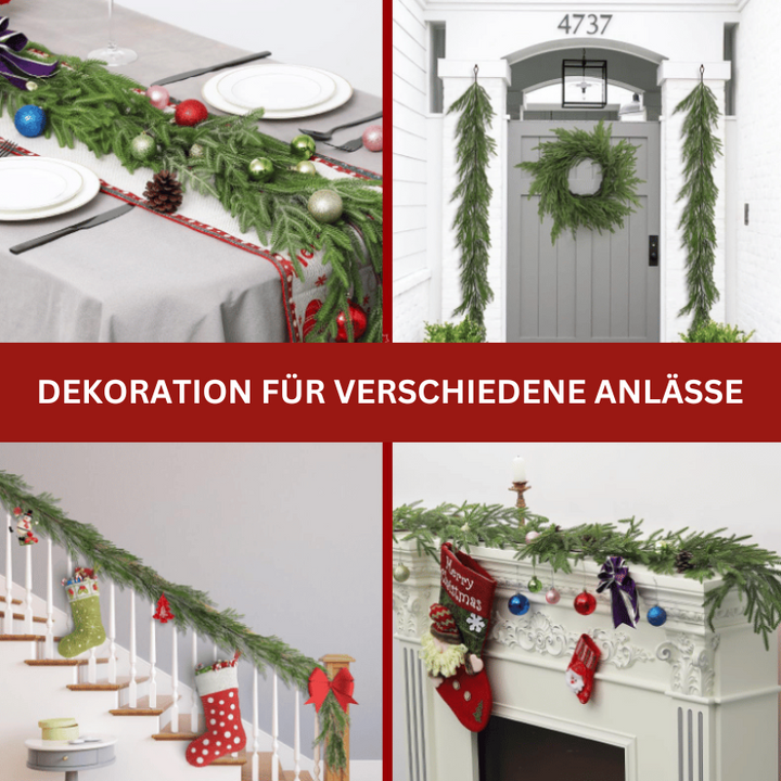 EverPine – Künstliche Weihnachts Norfolk Kiefer Girlande