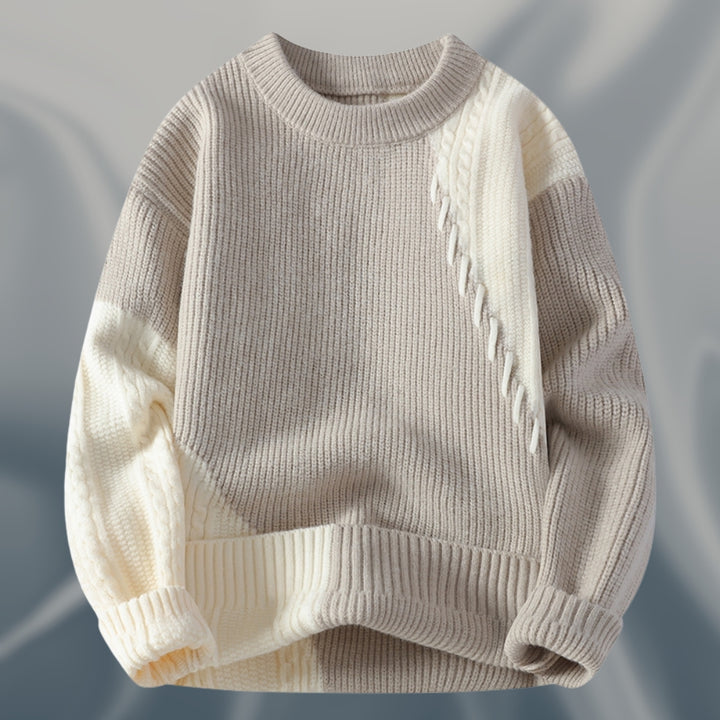Elton - Streifen Muster Pullover