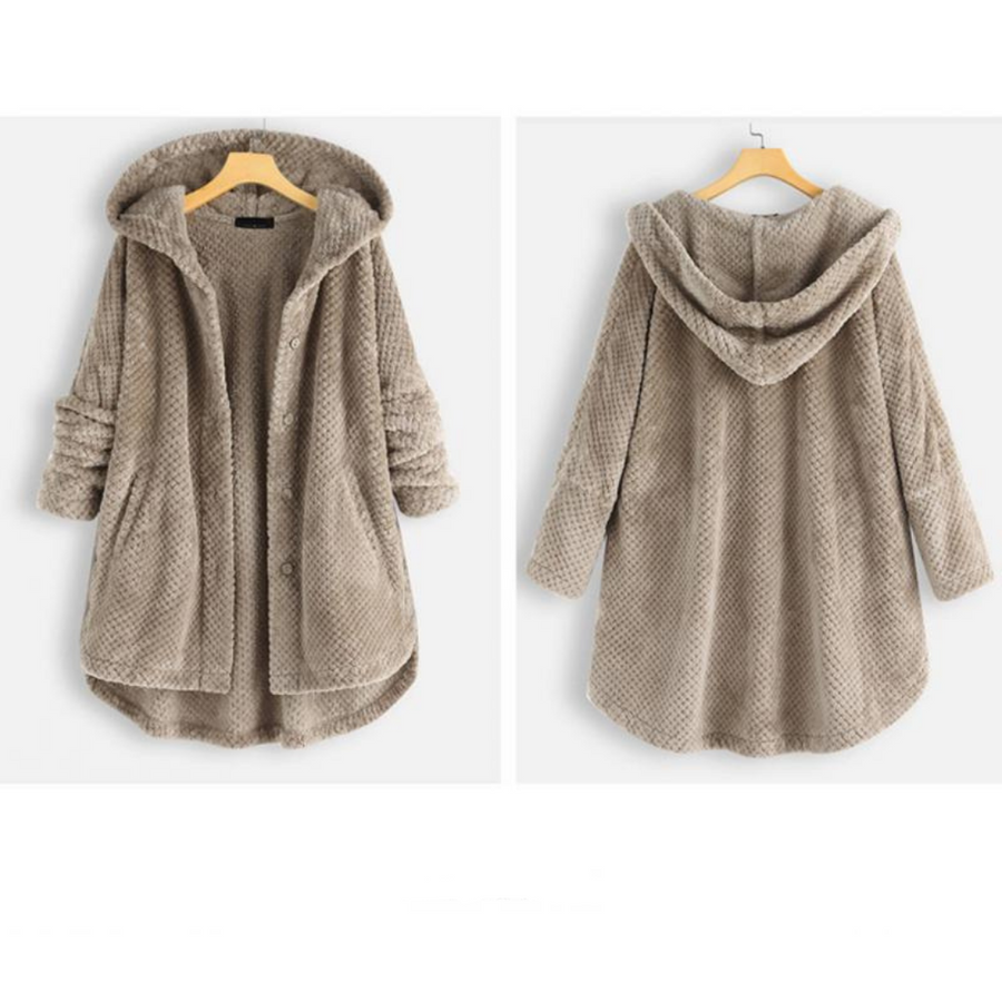 Ricarda – Kapuze Fleece Jacke