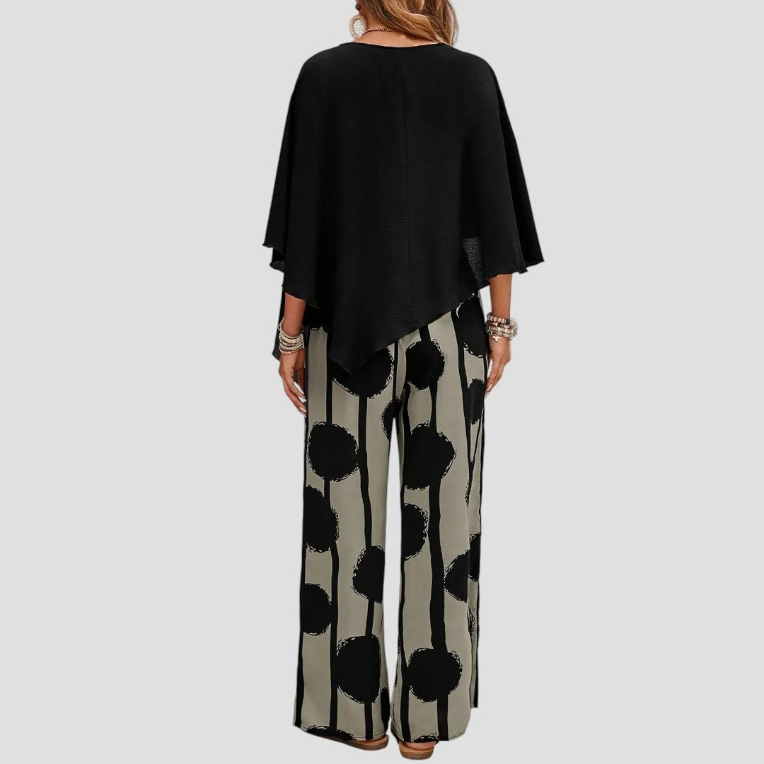 Paolina – Stilvolles Zweiteiliges Set Mit Drucken