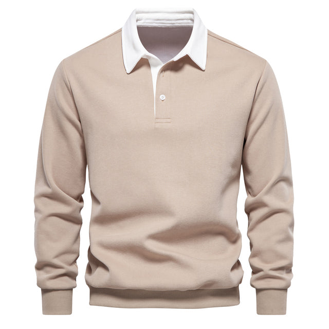 Eugen – klassischem Winter-Polo-Gestaltung Sweatshirt
