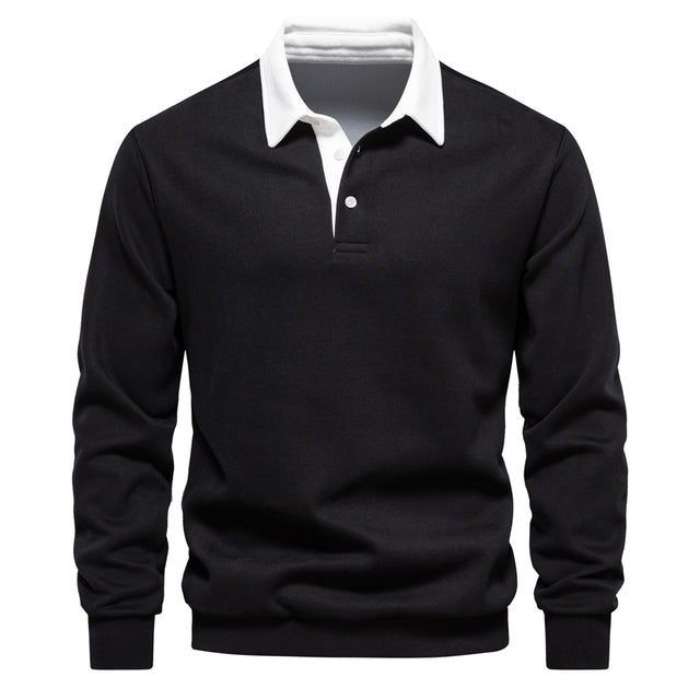 Eugen – klassischem Winter-Polo-Gestaltung Sweatshirt