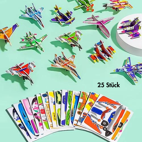 Pädagogisches 3D-Cartoon-Puzzle