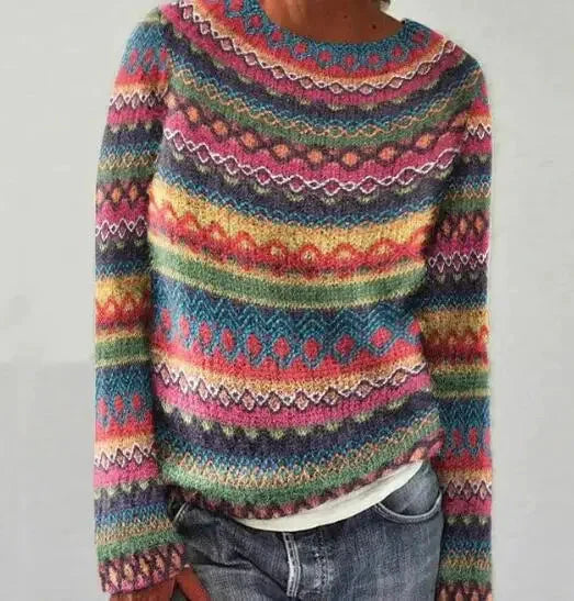 Dietlinde – Retro Herbst Pulli