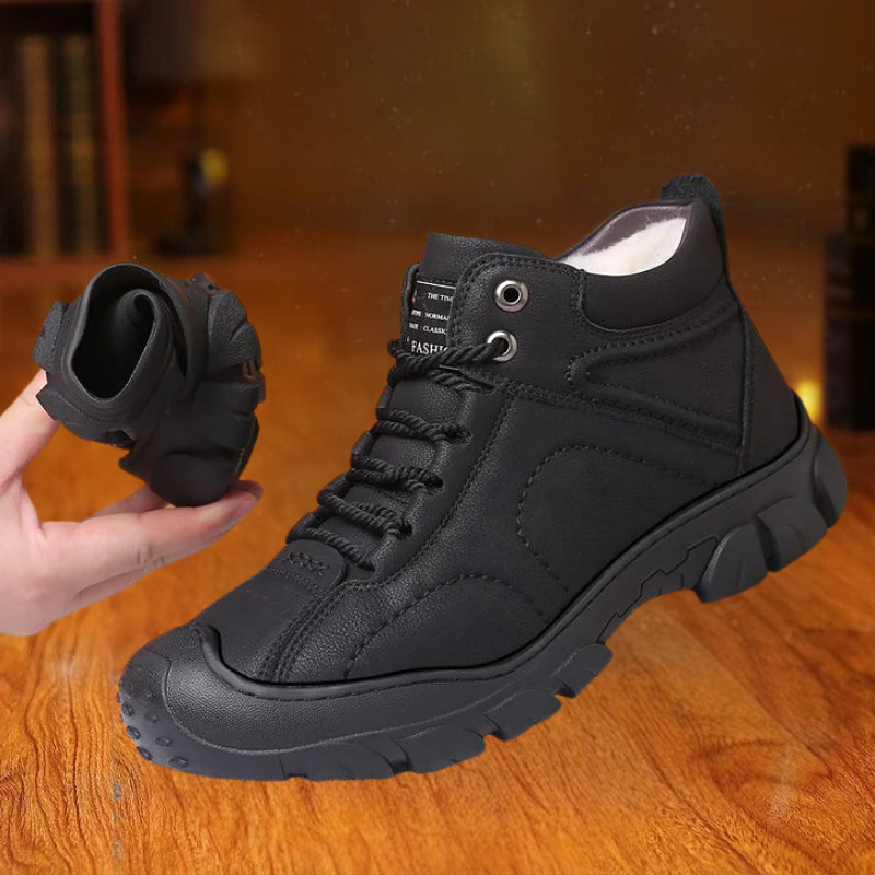 Norbertus - Lässige Leder stiefeletten