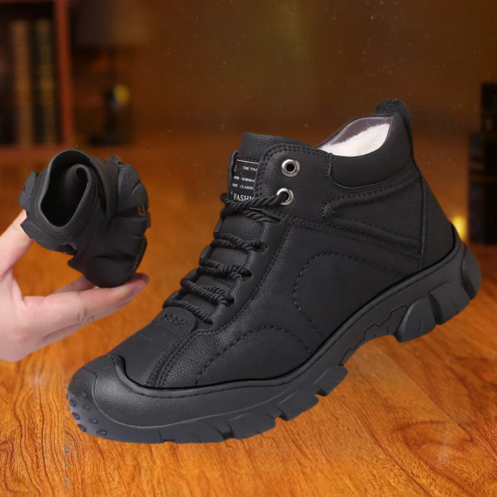 Norbertus - Lässige Leder stiefeletten