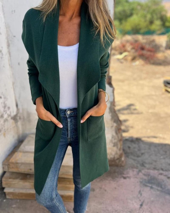 Niria - Lässiger Langer Mantel