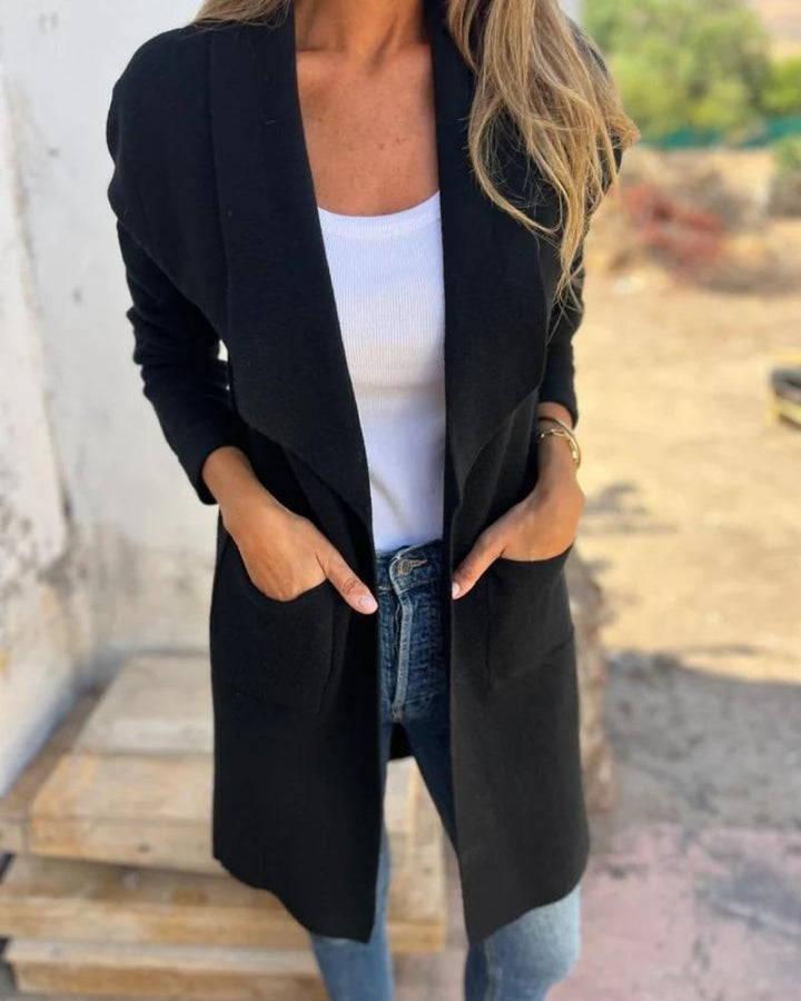 Niria - Lässiger Langer Mantel