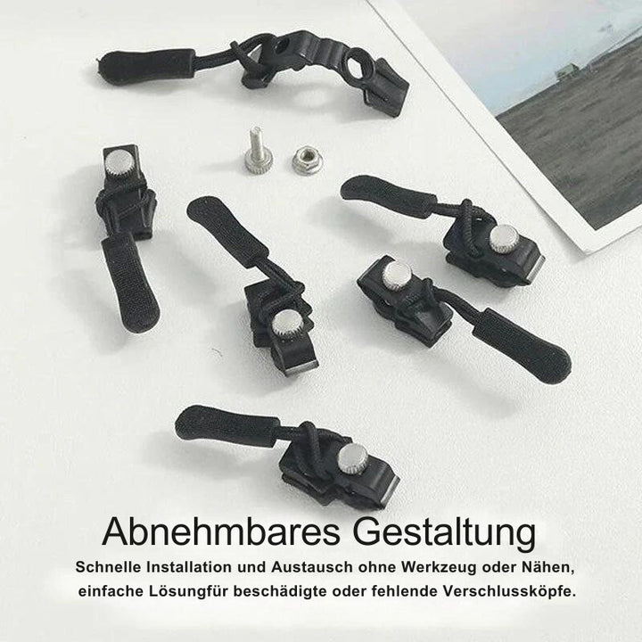 QuickPull - Abnehmbarer Reißverschluss (6 Stück)