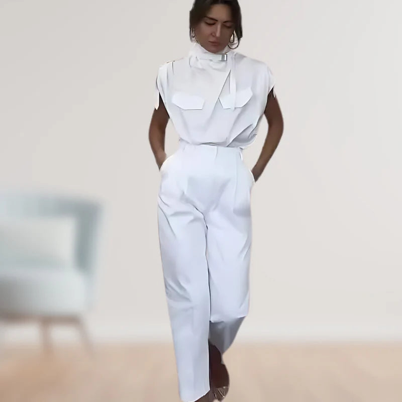 Reinhild - Bluse Und Hose Zweiteiliges Satz