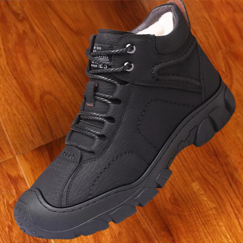 Norbertus - Lässige Leder stiefeletten