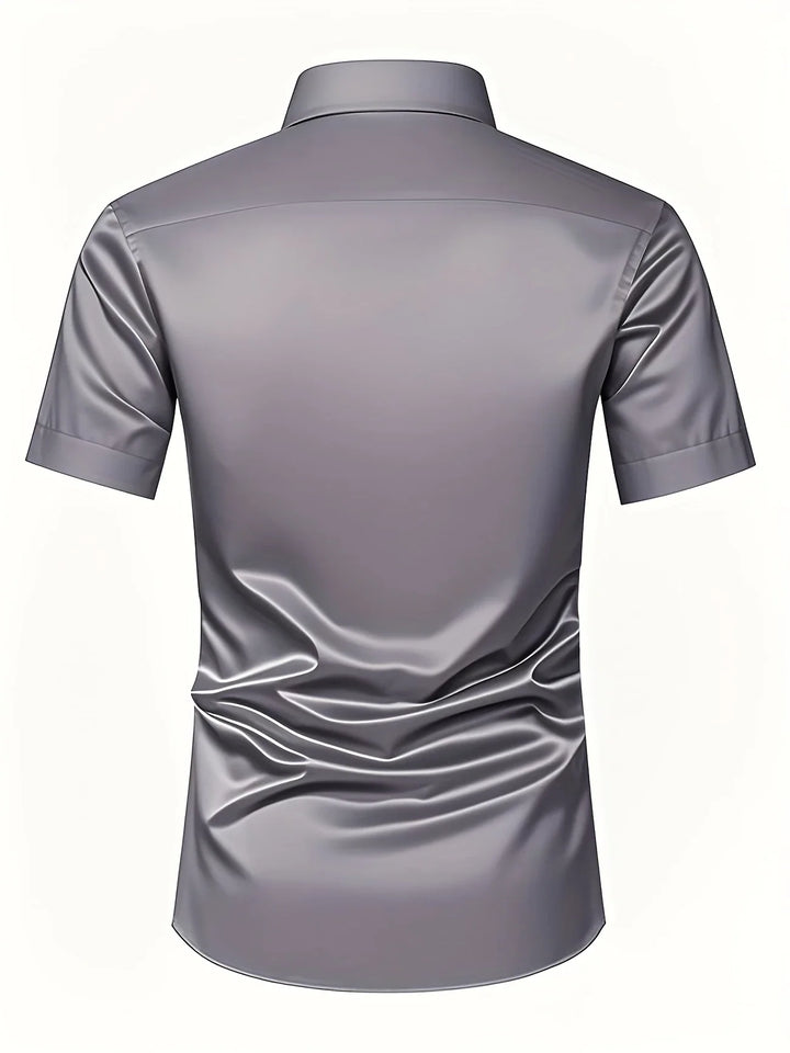 Ezra – Elegantes Schmal Geschnittenes Hemd Mit Knöpfen