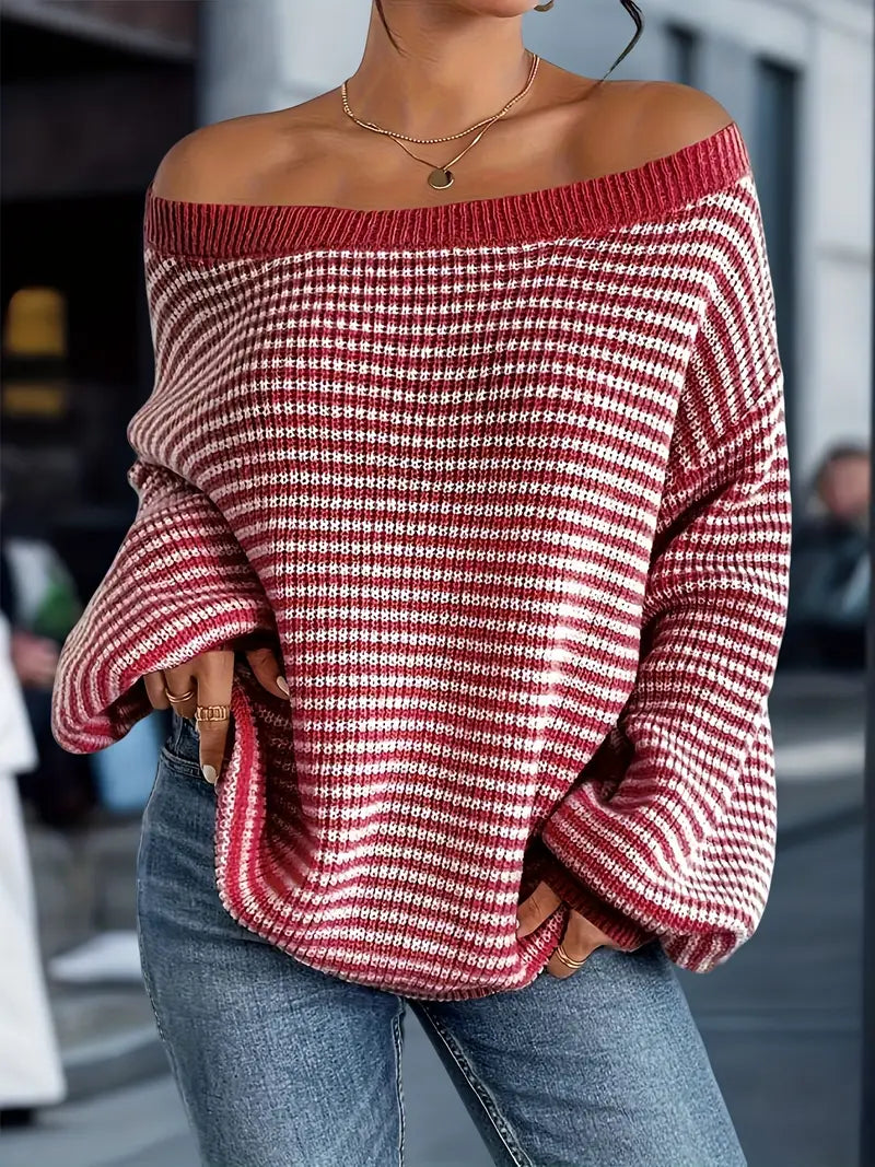 Nilufer - Lässiger Strickpullover Für Den Winter