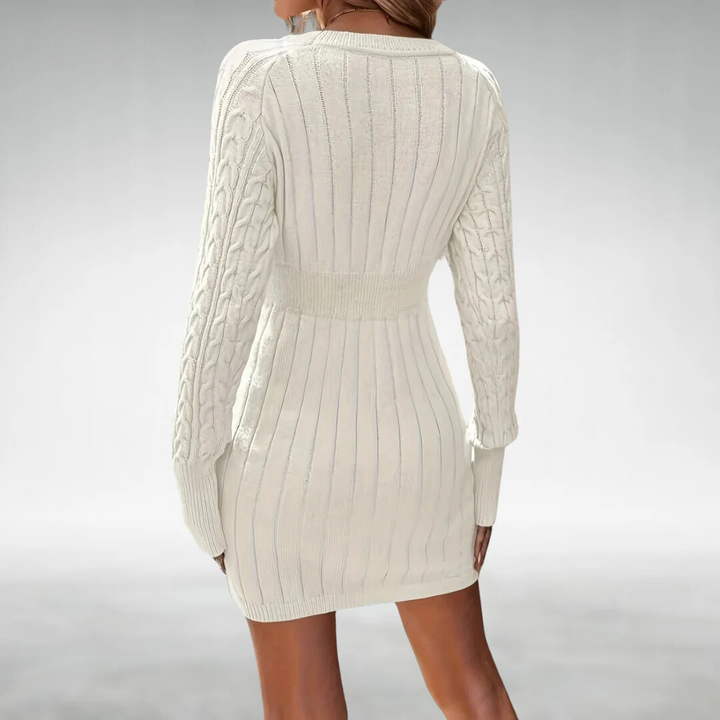 Emanuela – Gestricktes Winterkleid