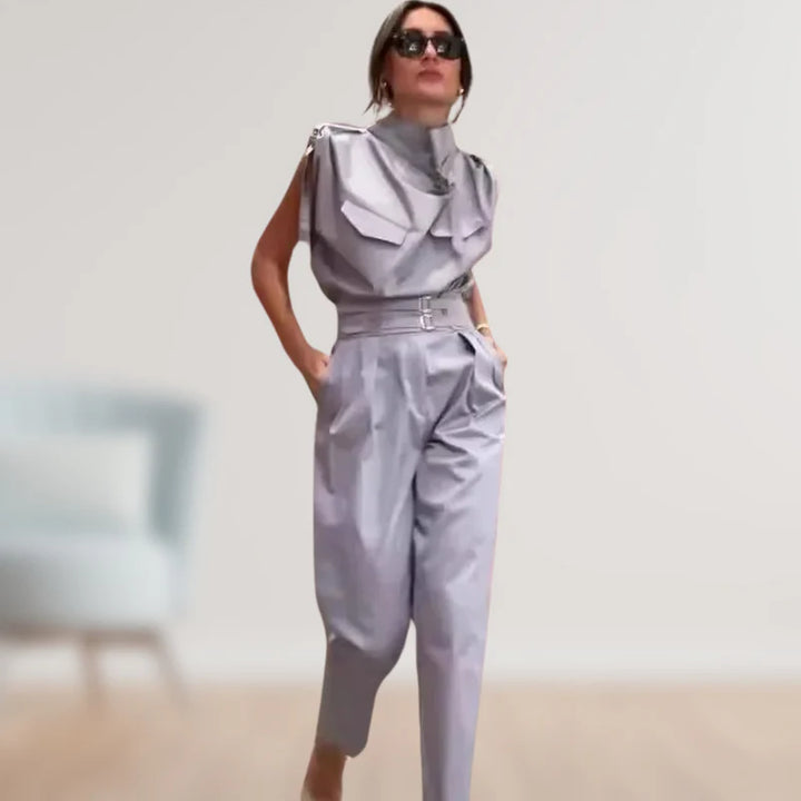 Reinhild - Bluse Und Hose Zweiteiliges Satz