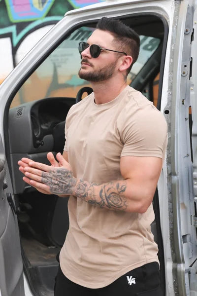 Essential-T-Shirt mit Tropfenschnitt