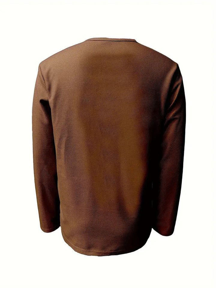 Pablo - Lässiges Langarm Hemd Aus Strick