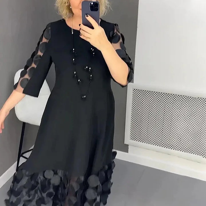 Floria –  Punkt Muster Dekoration Kleid