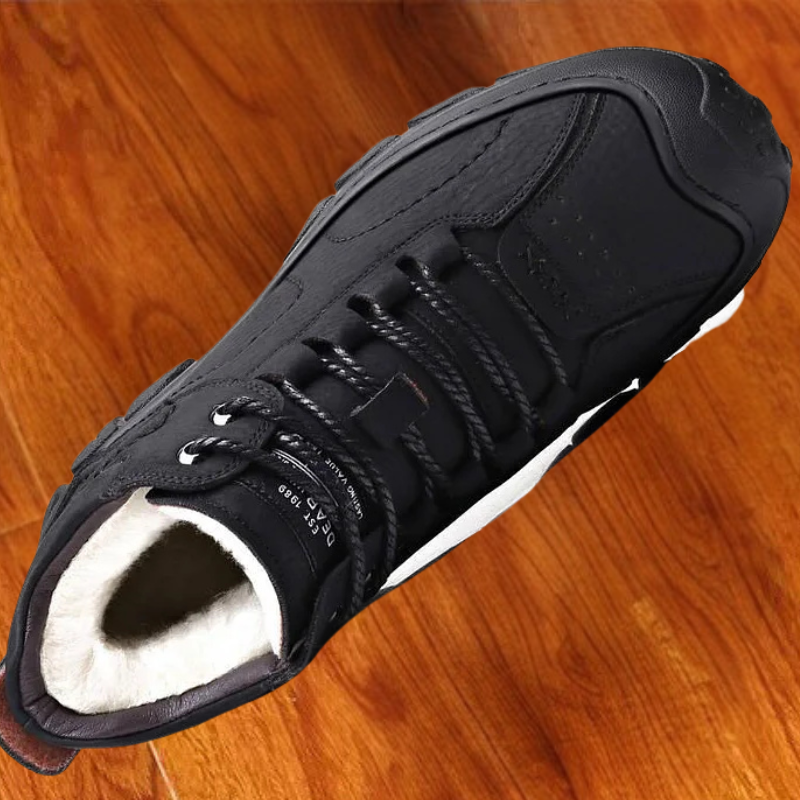 Norbertus - Lässige Leder stiefeletten