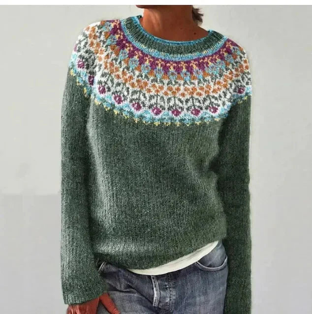 Alida – Retro Herbst Pulli