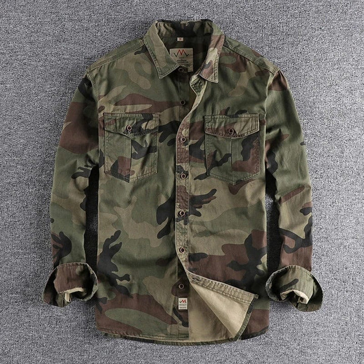 Paulo™ - Camo Denim Shirt