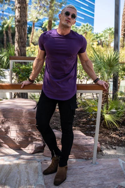 Essential-T-Shirt mit Tropfenschnitt