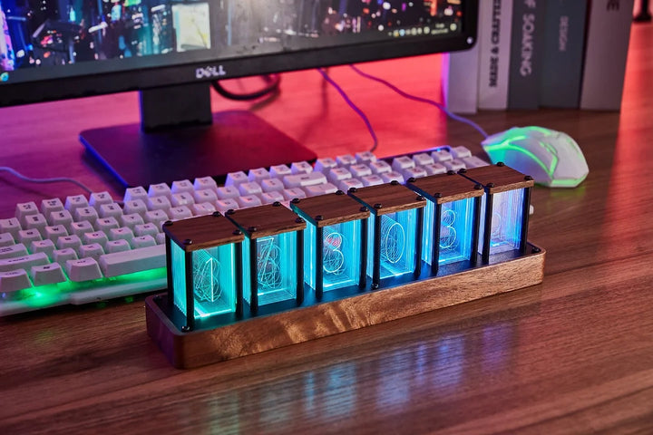RGB-Leuchtuhr