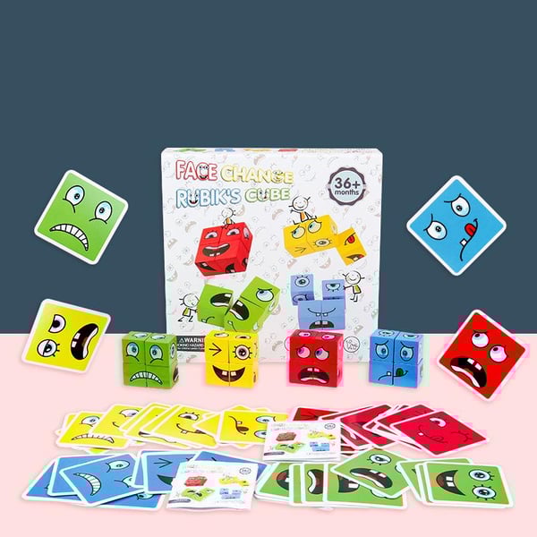 PuzzleMorph – 3D-Puzzle Mit veränderbarem Gesicht Zauberwürfel