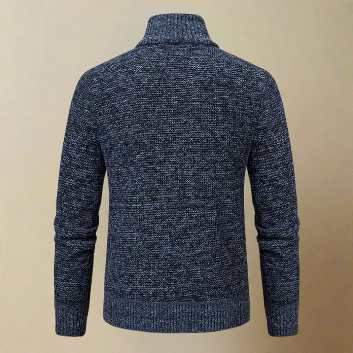 Feodor – Warme Stehkragen Reißverschluss Jacke