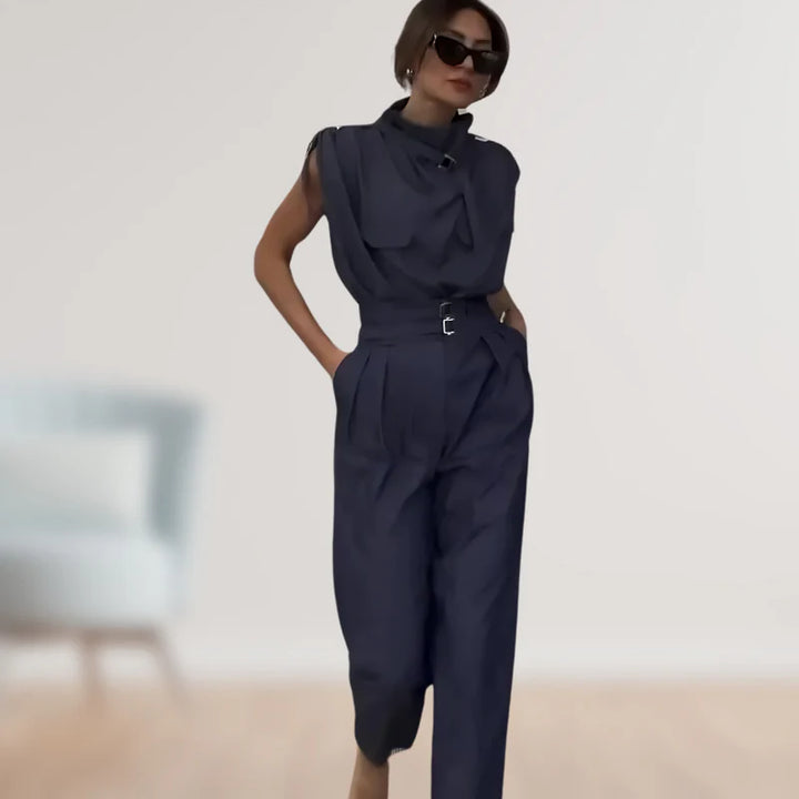 Reinhild - Bluse Und Hose Zweiteiliges Satz
