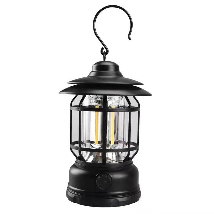 RetroGlow – Tragbare Retro Campingplatz Lampe