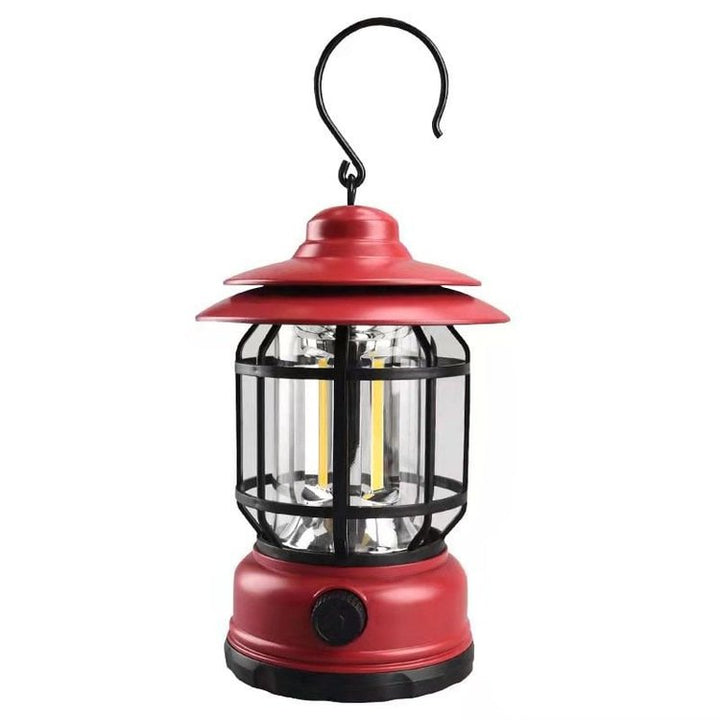 RetroGlow – Tragbare Retro Campingplatz Lampe