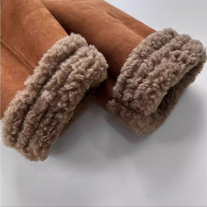 Fiona – Warme Lammfelljacke