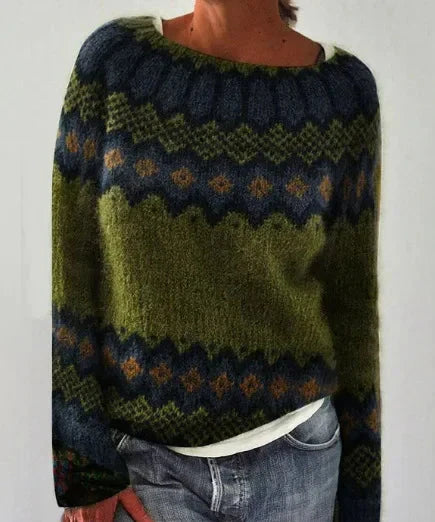 Therese – Retro Herbst Pulli
