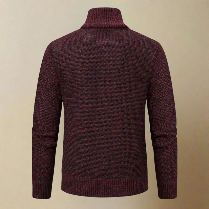 Feodor – Warme Stehkragen Reißverschluss Jacke