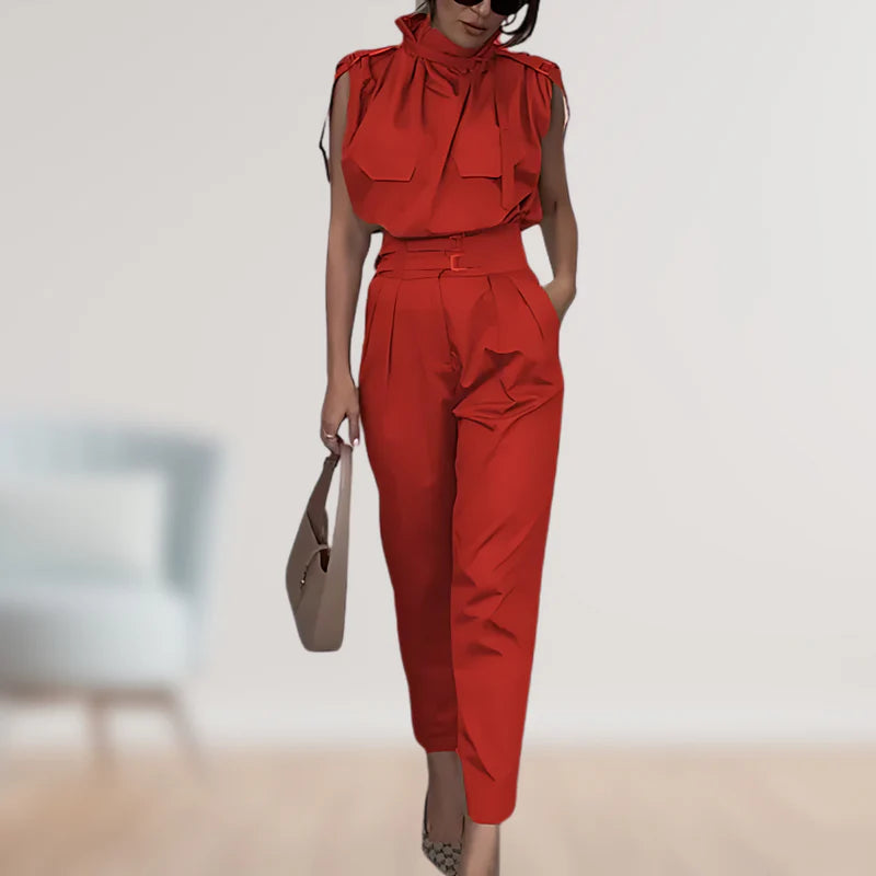 Reinhild - Bluse Und Hose Zweiteiliges Satz
