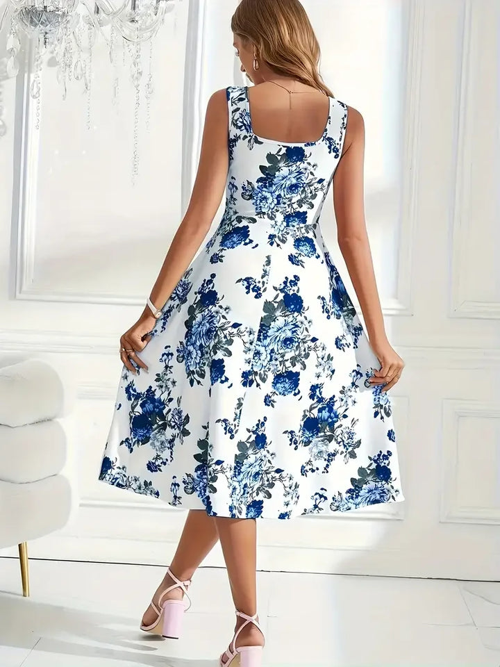 Nikolina – Modisches Elegantes Midikleid