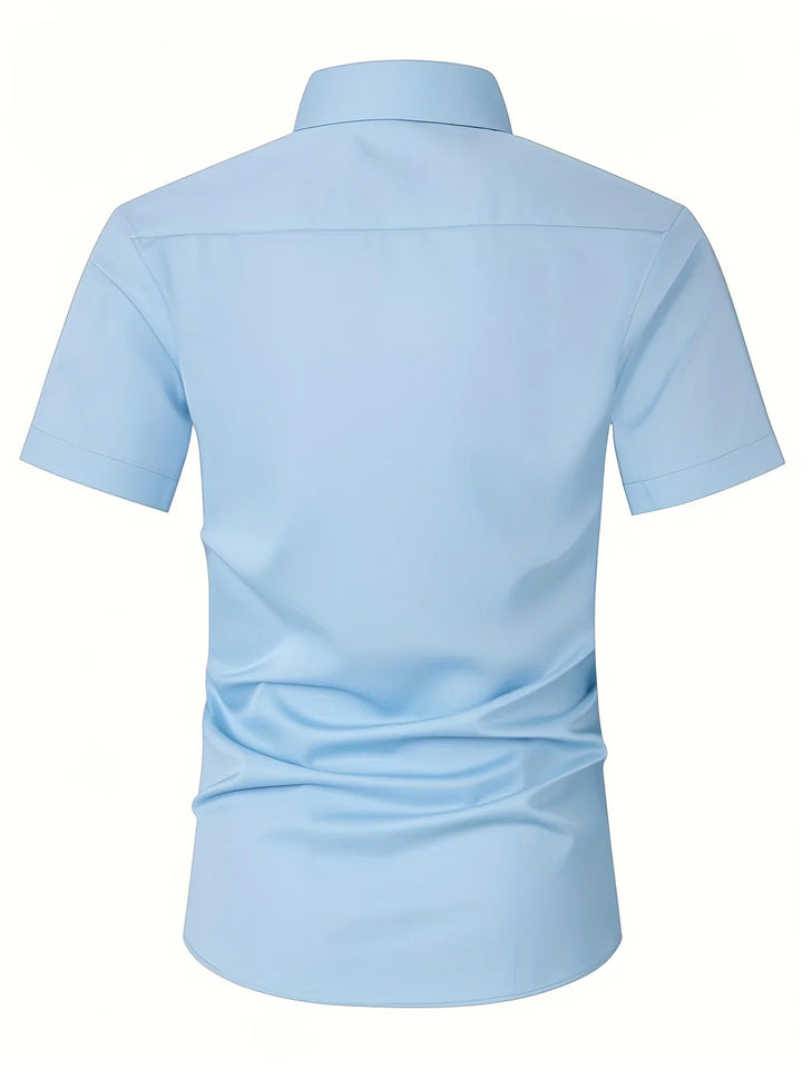 Ezra – Elegantes Schmal Geschnittenes Hemd Mit Knöpfen