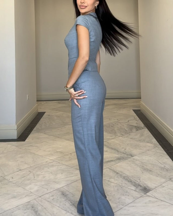 Nizhoni – Leinenbluse und  Hose Set