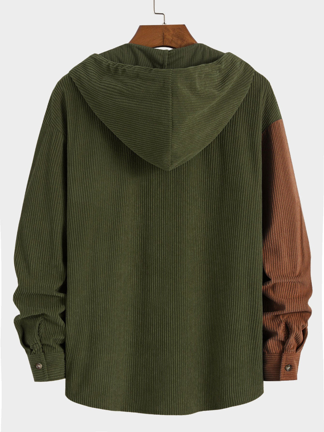 Elonzo – Colorblock Kapuzenpullover Aus Cord