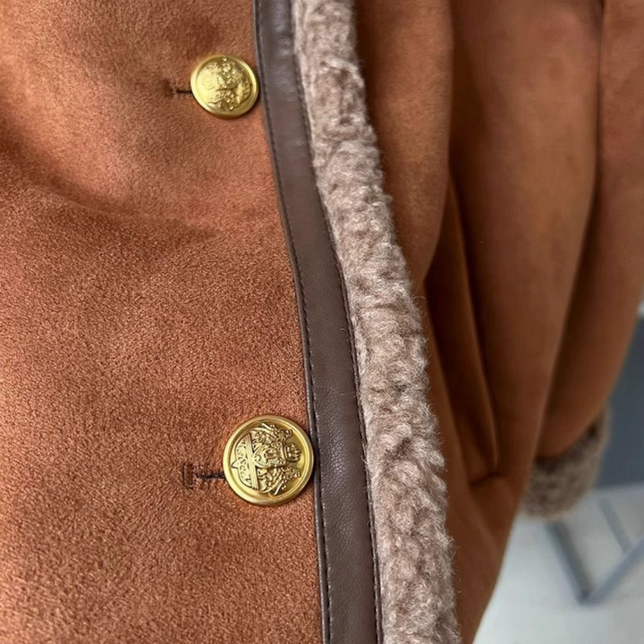 Fiona – Warme Lammfelljacke